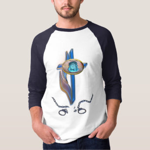 Jesus überquert Herren-T - Shirt