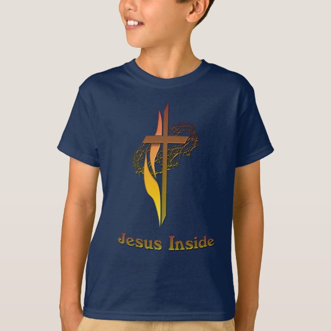 Jesus überquert T - Shirt (Vorderseite)