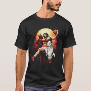 Jesus übertrumpft den Teufel Sketll Liebhaber Chri T-Shirt