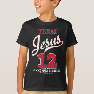 Jesus und Baseball-Mannschaft Jesus Christliches T T-Shirt