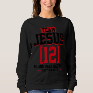 Jesus und Baseball Team Jesus Christlich Matthäus  Sweatshirt