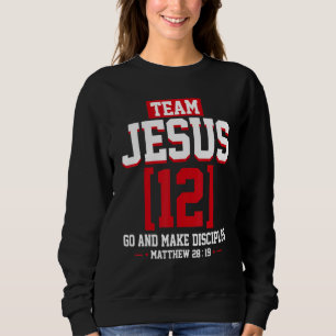 Jesus und Baseball Team Jesus Christlich Matthäus Sweatshirt
