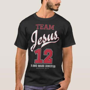 Jesus und Baseball-Team Jesus Christlich T-Shirt