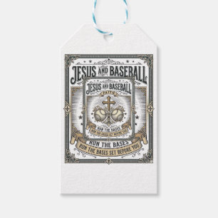 Jesus und Baseball Vintage Christlich Geschenkanhänger