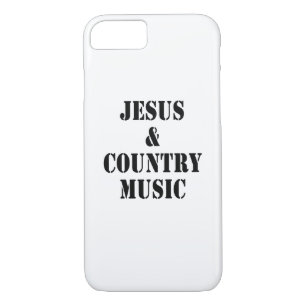 Jesus und Countrymusik - Telefon-Kasten Case-Mate iPhone Hülle