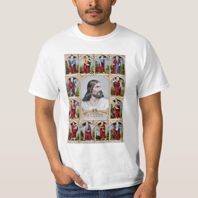 Jesus und das Apostel-Shirt T-Shirt (Vorderseite)
