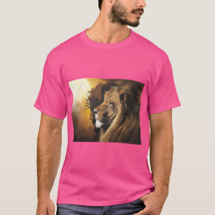 Jesus und der Löwe von Juda T-Shirt