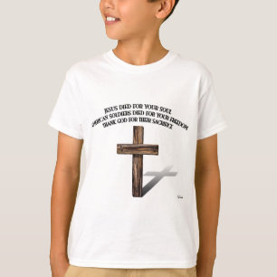 Jesus und die amerikanischen Soldaten mit rauem Kr T-Shirt