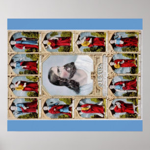 Jesus-und-die-Apostel-Plakat Poster