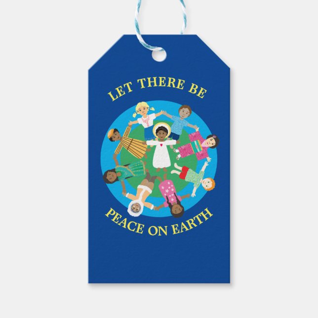 Jesus und die Kinder der Welt Geschenkanhänger (Vorderseite)