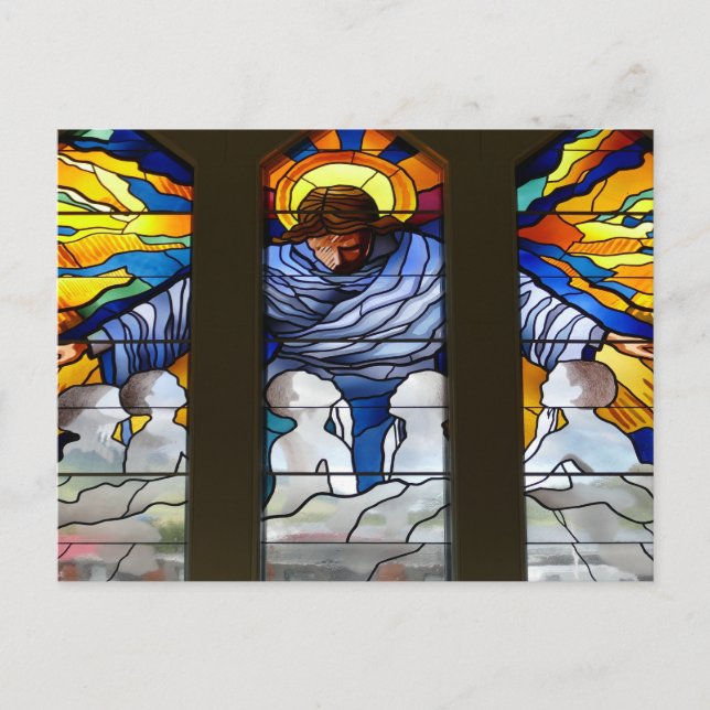 Jesus und die Kinder Postkarte (Vorderseite)