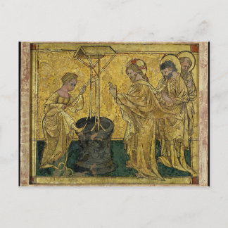 Jesus und die Samariterinnen am Brunnen Postkarte