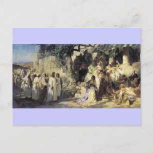 Jesus und die Sünder Postkarte
