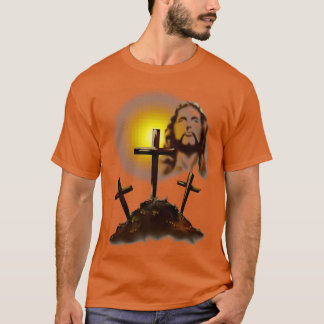 Jesus und drei Kreuze T-Shirt
