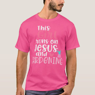 Jesus und Gartenarbeit Garten T-Shirts für Teenage