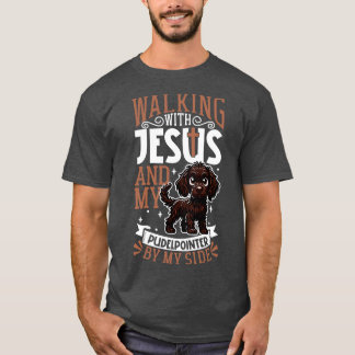 Jesus und Hund Pudelpointer T-Shirt