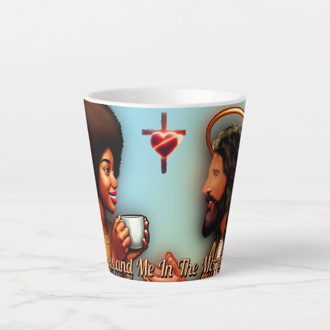 Jesus und ich morgens milchtasse (Vorderseite)