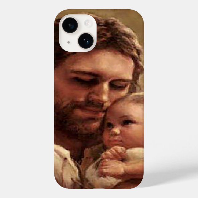 Jesus und Kind Case-Mate iPhone Hülle (Rückseite)