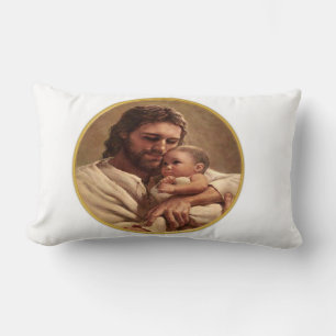 Jesus und Kind Lendenkissen