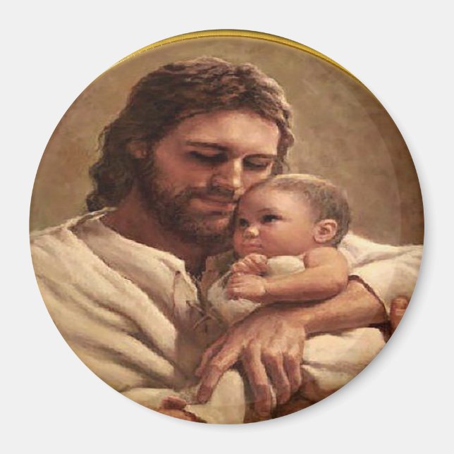 Jesus und Kind Magnet (Vorne)