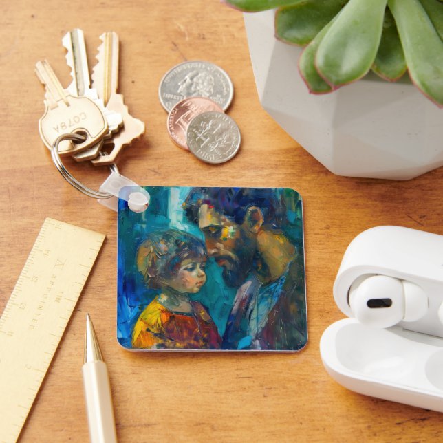 Jesus und Kind Schlüsselanhänger (Schreibtisch)