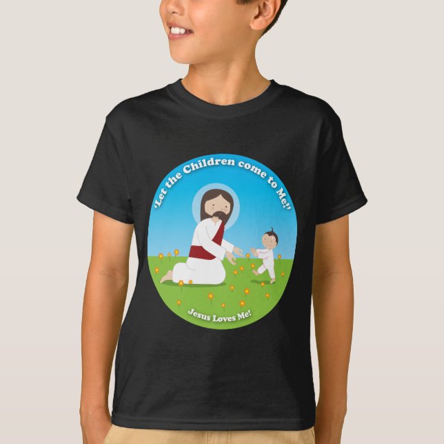 Jesus und Kind T-Shirt (Vorderseite)