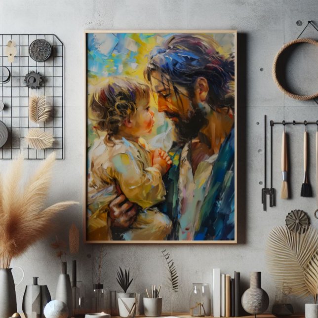 Jesus- und Kinderausdruck Fotodruck (Von Creator hochgeladen)