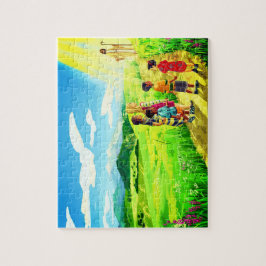 Jesus und kleine Kinder Puzz;e Puzzle