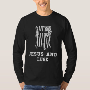 Jesus und Luge Christlicher Jesus Fan T-Shirt