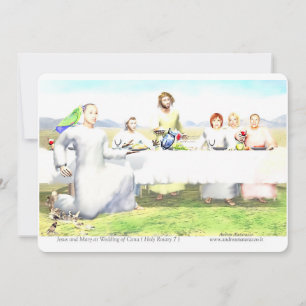 Jesus und Maria bei der Hochzeit zu Kana Einladung