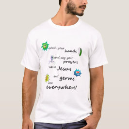 Jesus und Mikroben T-Shirt