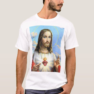 Jesus und sein heiliges Herz T-Shirt