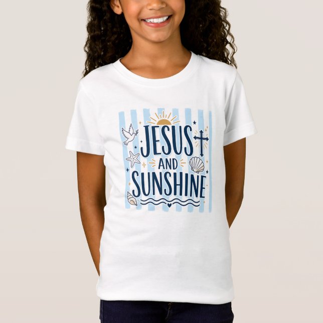 Jesus und Sonnenschein T-Shirt (Vorderseite)