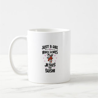 Jesus und Sushi Geschenke für Frauen Kaffeetasse