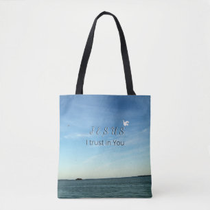 Jesus und Taube Friedlicher Himmel Kunstwerk