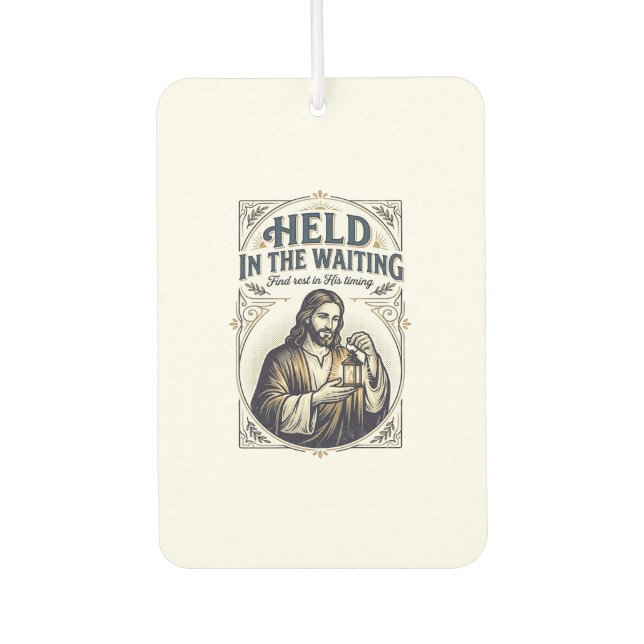 Jesus Unfruchtbarkeit Versuch Schwanger zu werden  Autolufterfrischer (Vorderseite)