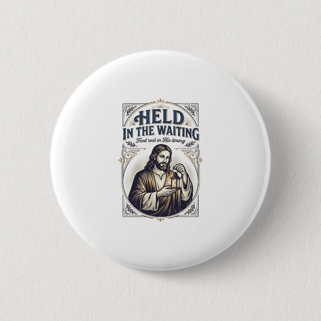 Jesus Unfruchtbarkeit Versuch Schwanger zu werden  Button (Vorderseite)