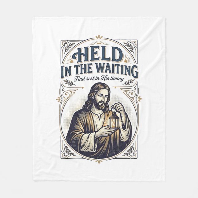 Jesus Unfruchtbarkeit Versuch Schwanger zu werden  Fleecedecke (Vorderseite)