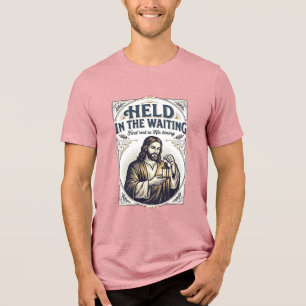 Jesus Unfruchtbarkeit Versuch Schwanger zu werden Tri-Blend Shirt