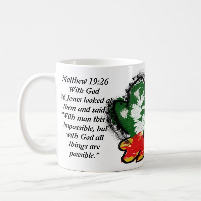 Jesus unmöglich kaffeetasse (Links)