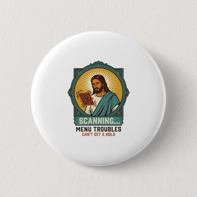 Jesus unscharfer QR-Code wird nicht scannen Menü T Button (Vorderseite)