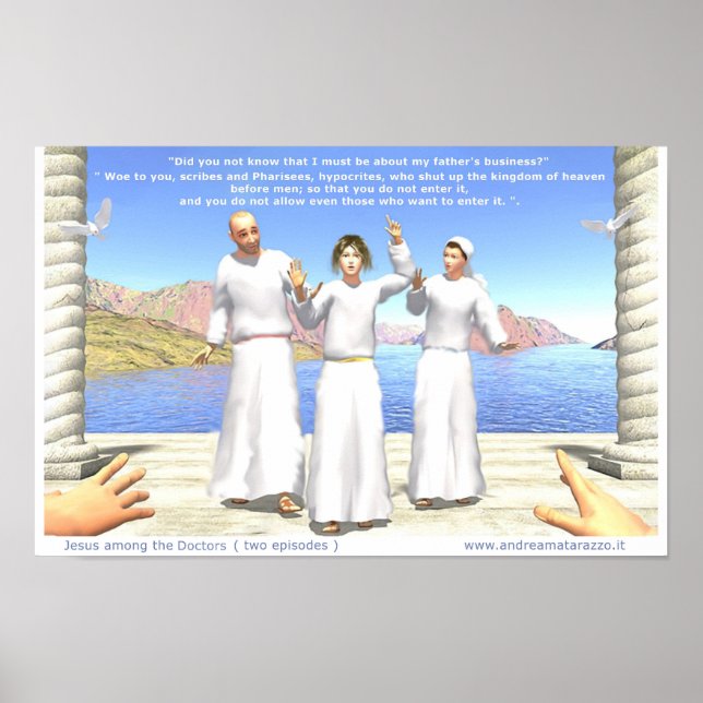 Jesus unter den Ärzten Poster (Vorne)