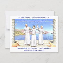 Jesus unter den Ärzten Postkarte