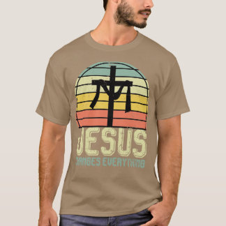 Jesus verändert alles Jesus Christus T-Shirt