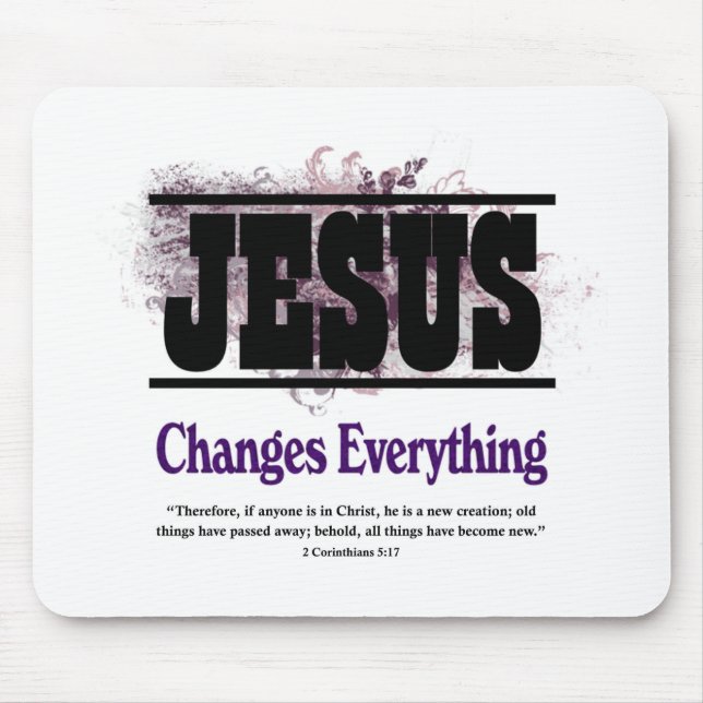 Jesus verändert alles mousepad (Vorne)