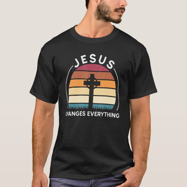 Jesus verändert alles T-Shirt (Vorderseite)