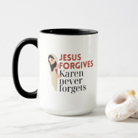 Jesus vergibt Karen vergisst nie Lustiger Christ
