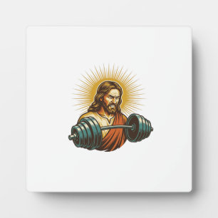 Jesus versehentlich zu viel Gewicht hinzufügen Fit Fotoplatte