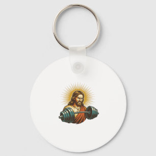 Jesus versehentlich zu viel Gewicht hinzufügen Fit Schlüsselanhänger