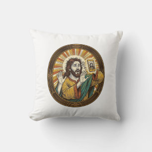 Jesus versehentliches Selfie mit Doppelkinn von de Kissen